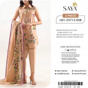 classic white lawn suit 3 piece unstitched sylb 0001