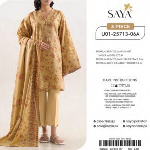 classic white lawn suit 3 piece unstitched sylb 0001