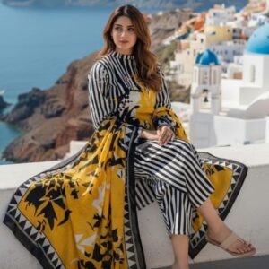 stella regalia 3 piece printed lawn suit (srlb 454611)