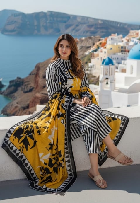 stella regalia 3 piece printed lawn suit (srlb 454611) stella regalia 3 piece printed lawn suit (srlb 454611)