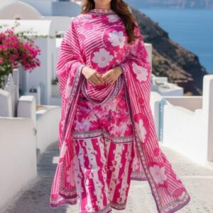 stella regalia 3 piece printed lawn suit (srlb 454611)