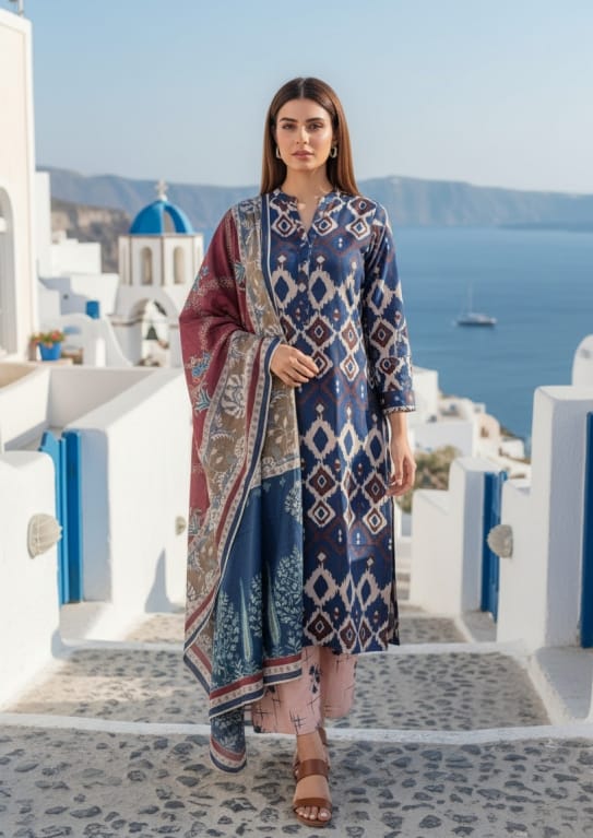 stella regalia 3 piece printed lawn suit (srlb 454611) stella regalia 3 piece printed lawn suit (srlb 454611)