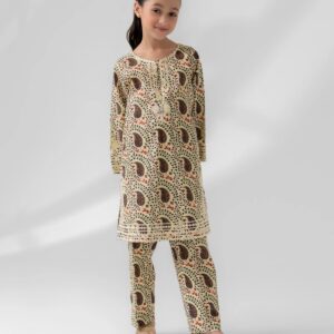 ethnic kids lawn 2 piece suit new eid collection 2026