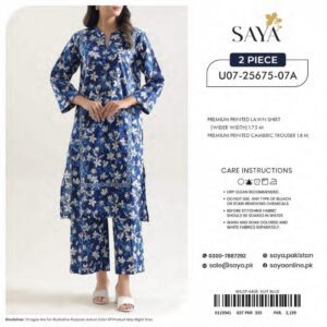 saya 2 piece lawn suit summer collection